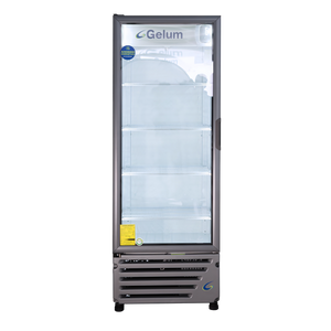 ENFRIADOR VERTICAL DE UNA PUERTA DE VIDRIO GELUM | GC-EV-20-E1 |  20 ft³