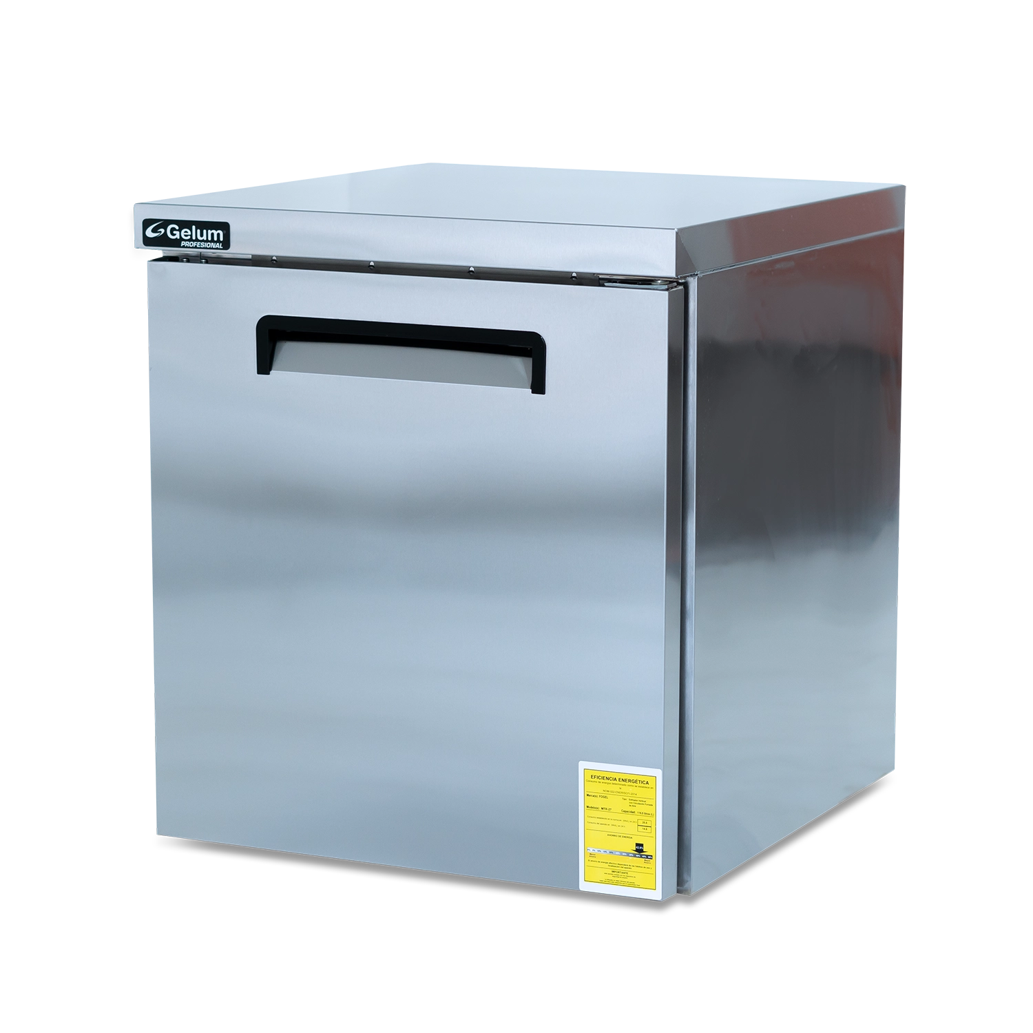 MESA DE CONGELACIÓN BAJO BARRA | 1 PUERTA | GELUM-PROFESIONAL | GP-MT-CB-1PS-07 |  7 ft³ (204 L)