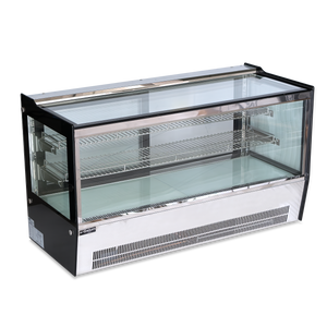 VITRINA DE MOSTRADOR RECTA FULL GLASS GELUM-DELI | GD-VFG-MR-120 |  1.2m