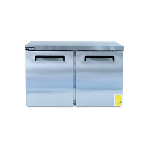 MESA DE REFRIGERACIÓN BAJO BARRA 2 PUERTAS GELUM-PROFESIONAL | GP-MT-RB-2PS-14 |  14 ft³ (388 L)
