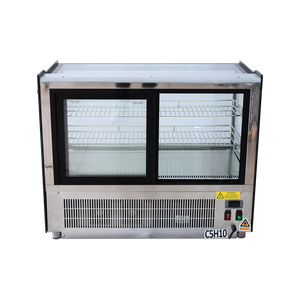 VITRINA DE MOSTRADOR RECTA FULL GLASS GELUM-DELI | GD-VFG-MR-66 |  66cm