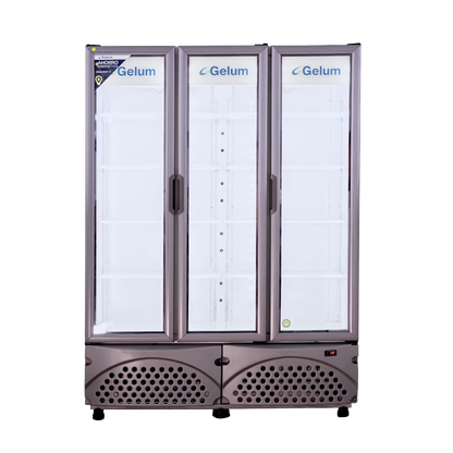 ENFRIADOR VERTICAL 3 PUERTAS 42 PIES GELUM | G3T-42-3-G |  42 ft³