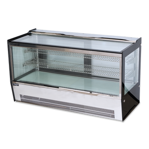 VITRINA DE MOSTRADOR RECTA FULL GLASS GELUM-DELI | GD-VFG-MR-120 |  1.2m