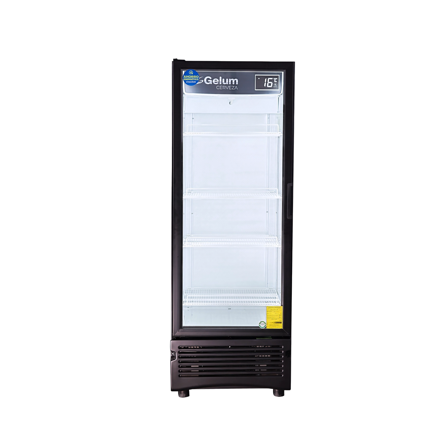 ENFRIADOR VERTICAL CERVECERO 1 PUERTA DE VIDRIO GELUM | GC-EVC-25 |  21.1 ft³