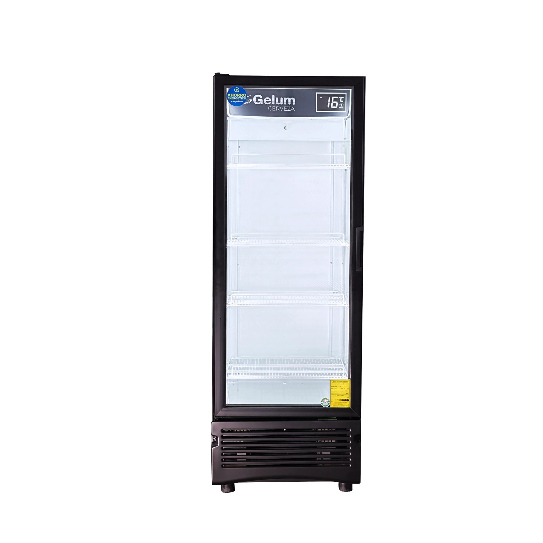 ENFRIADOR VERTICAL CERVECERO 1 PUERTA DE VIDRIO GELUM | GC-EVC-25 |  21.1 ft³