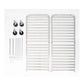 ESPIGUERO / RACK DE ALUMINIO DIAMANTTI | ESP-20 ALU |  20 charolas