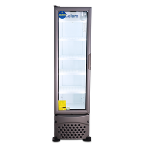 ENFRIADOR VERTICAL 1 PUERTA DE VIDRIO GELUM | VR-08-G |  8 ft³