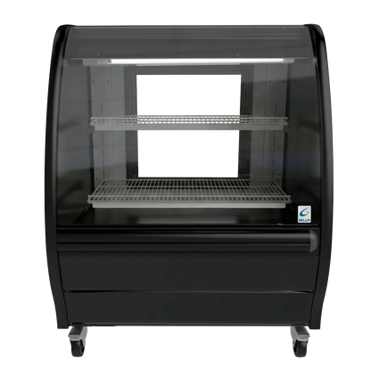 VITRINA CREMERA DE PISO CURVA GELUM | GC-VC-100 |  1.02m