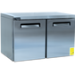 MESA REFRIGERADORA BAJO BARRA | 2 PUERTAS | GELUM-PROFESIONAL | GP-MT-RB-2PS-18 |  17.5 ft³ (495L)