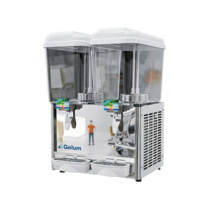 DISPENSADOR DE BEBIDAS GELUM | DBG-18-2 |  2 tazones de 18L