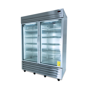 CONGELADOR VERTICAL | 2 PUERTAS DE VIDRIO | GELUM-PROFESIONAL | GP-CV-2PV-49 |  49 ft³ (1388 L)