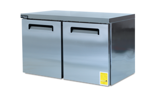 MESA REFRIGERADORA BAJO BARRA | 2 PUERTAS | GELUM-PROFESIONAL | GP-MT-RB-2PS-18 |  17.5 ft³ (495L)