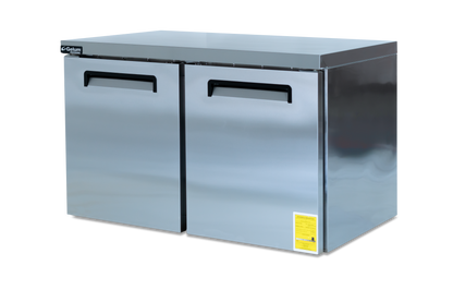 MESA REFRIGERADORA BAJO BARRA | 2 PUERTAS | GELUM-PROFESIONAL | GP-MT-RB-2PS-18 |  17.5 ft³ (495L)