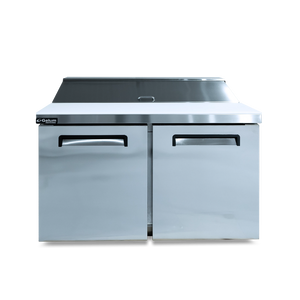 MESA REFRIGERADORA 2 PUERTAS GELUM-PROFESIONAL | GP-ME-2PS-18 |  17.5 ft³ (495L)