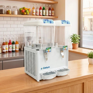 DISPENSADOR DE BEBIDAS GELUM | DBG-18-2 |  2 tazones de 18L