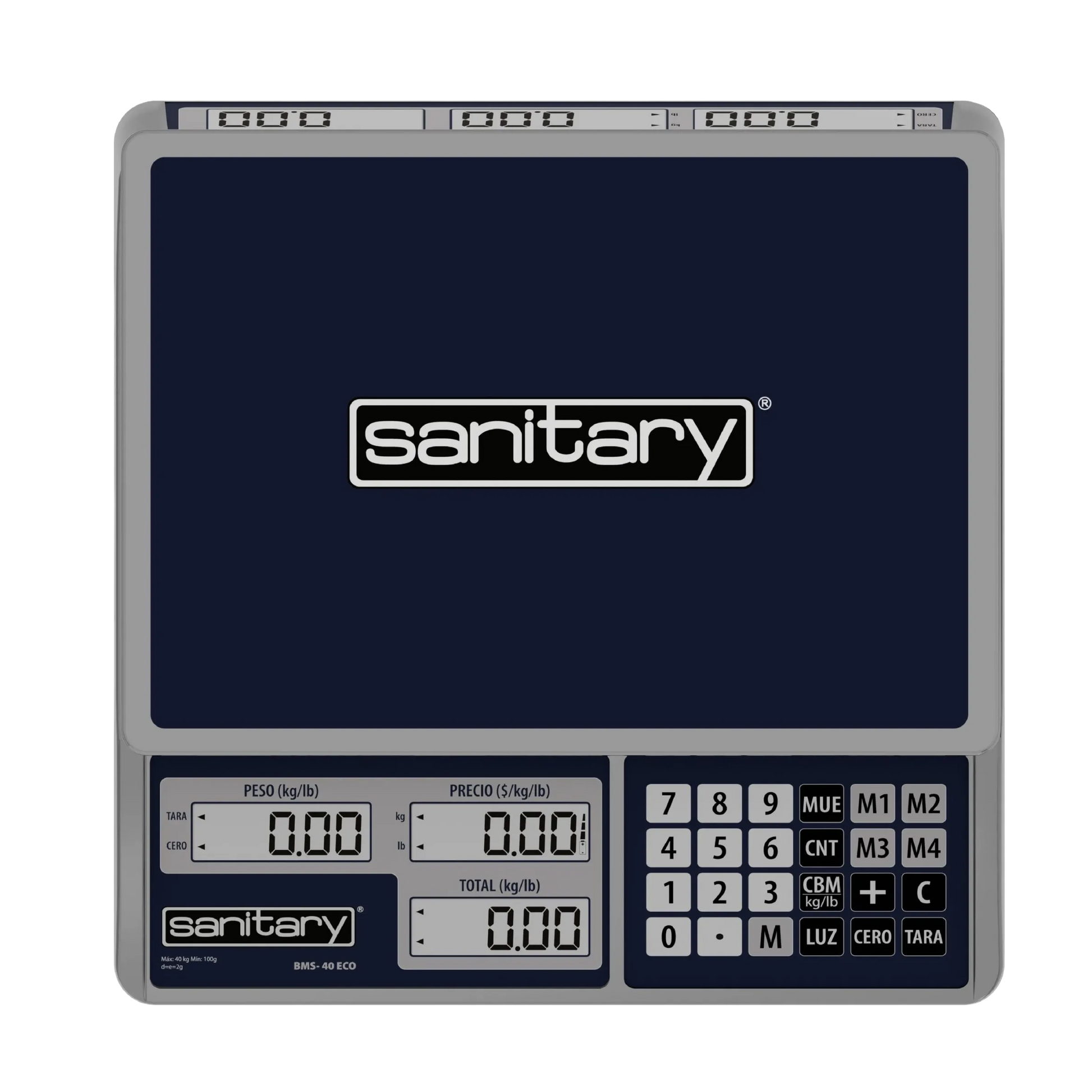 BáSCULA ELECTRóNICA COMERCIAL VERSIóN ECO SANITARY | BMS-40-ECO |  40 kg