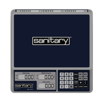 BáSCULA ELECTRóNICA COMERCIAL VERSIóN ECO SANITARY | BMS-40-ECO |  40 kg