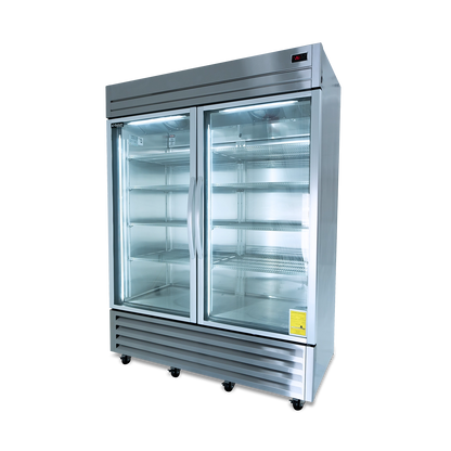 ENFRIADOR VERTICAL |  2 PUERTAS DE VIDRIO | GELUM-PROFESIONAL | GP-EV-2PV-49 |  49 ft³ (1388 L)