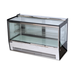 VITRINA DE MOSTRADOR RECTA FULL GLASS GELUM-DELI | GD-VFG-MR-90 |  90cm