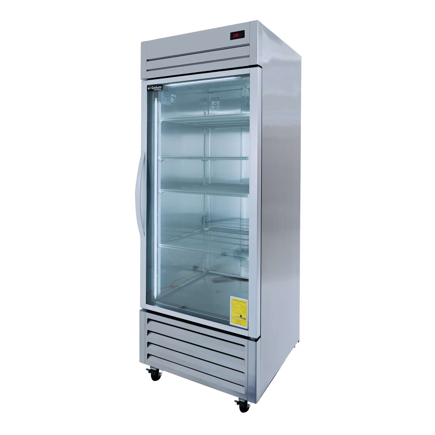 ENFRIADOR PROFESIONAL 1 PUERTA CRISTAL GELUM-PROFESIONAL | GP-EV-1PV-23 |  23 ft³ (680 L)