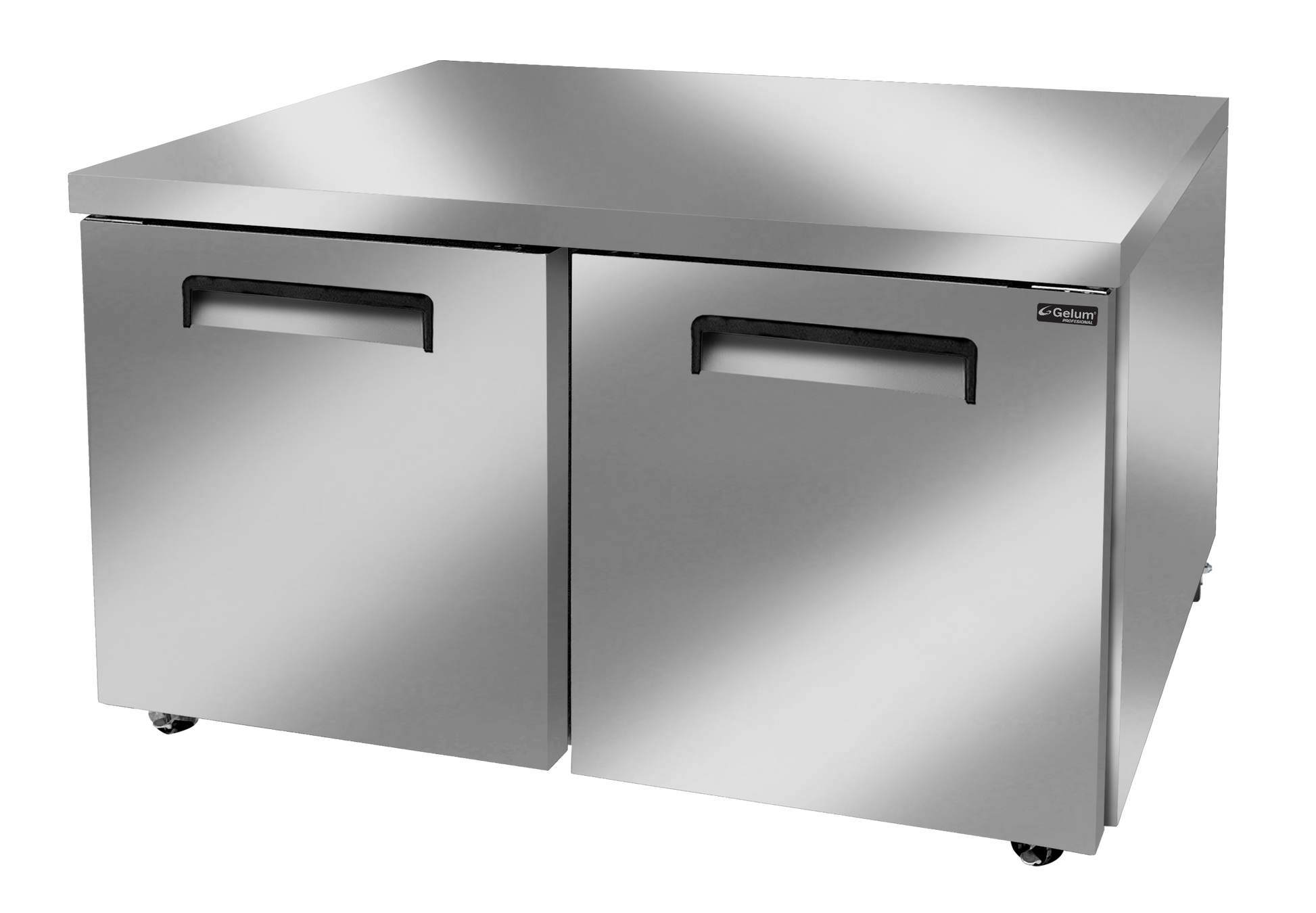 MESA CONGELADORA BAJO MOSTRADOR | 2 PUERTAS SÓLIDAS | GELUM-PROFESIONAL | GP-MT-CB-2PS-18 |  17.5 ft³ (495 L)