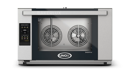 HORNO DE CONVECCIÓN ELÉCTRICO CON HUMEDAD UNOX | XAFR-04FS-ETDV |  4 bandejas (45.7×66 cm)