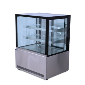 VITRINA FULL GLASS RECTA GELUM-DELI | GD-VFG-PR-90-3 |  90cm