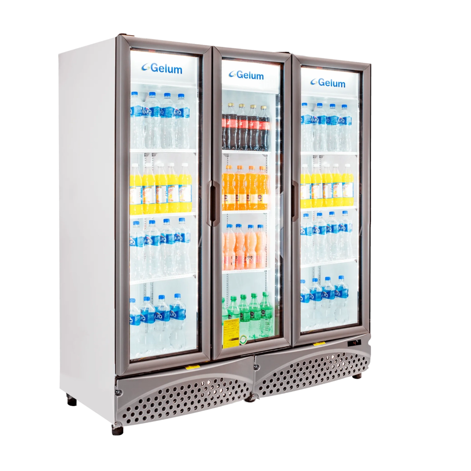 ENFRIADOR VERTICAL 3 PUERTAS 72 PIES GELUM | G3T-72-3-G |  72 ft³