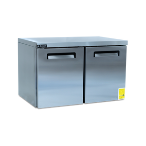 MESA REFRIGERADORA BAJO BARRA 2 PUERTAS GELUM-PROFESIONAL | GP-MT-RB-2PS-18 |  17.5 ft³ (495L)