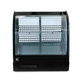 VITRINA FULL GLASS MOSTRADOR CURVA GELUM-DELI | GD-VFG-MC-69-N |  69cm