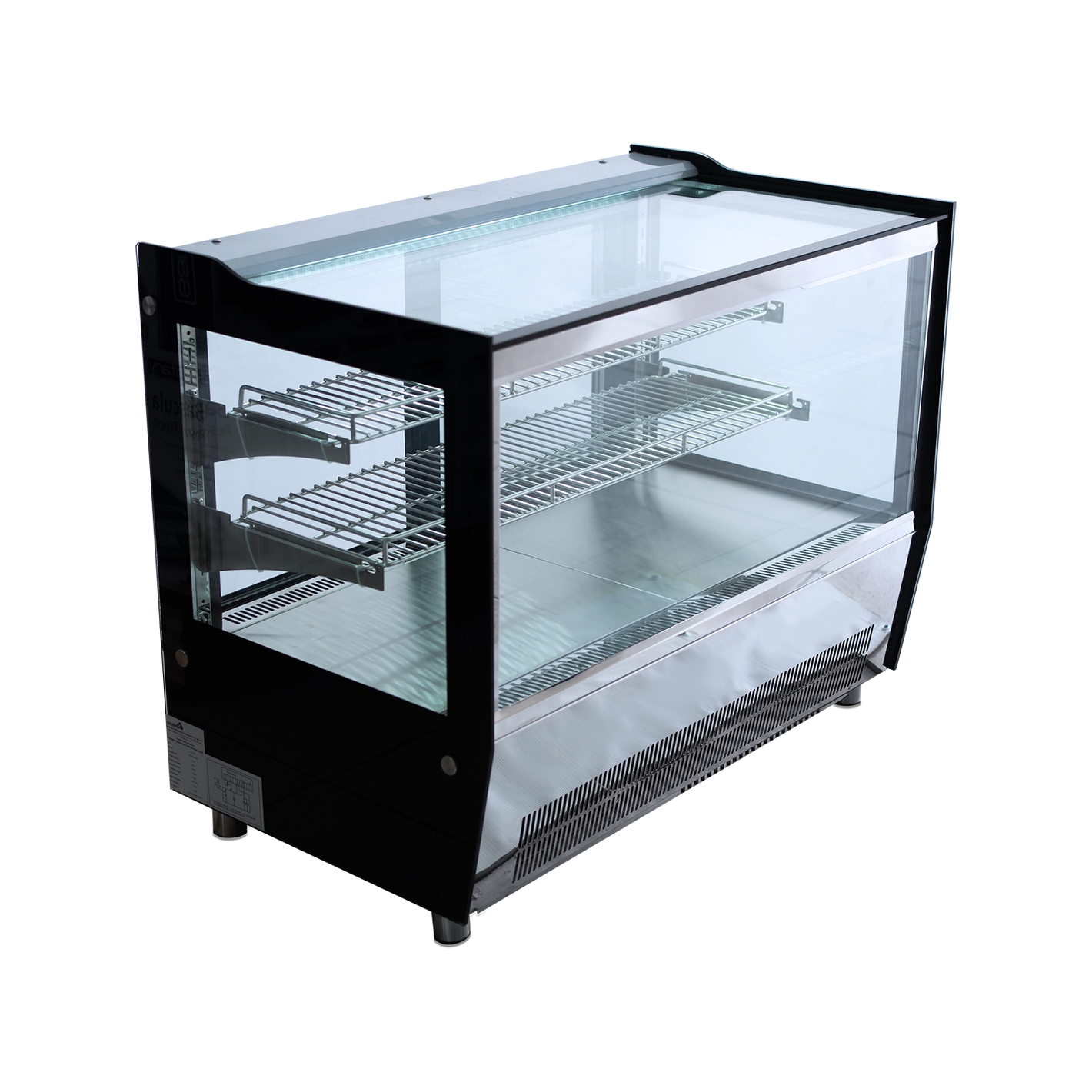 VITRINA DE MOSTRADOR RECTA FULL GLASS GELUM-DELI | GD-VFG-MR-66 |  66cm