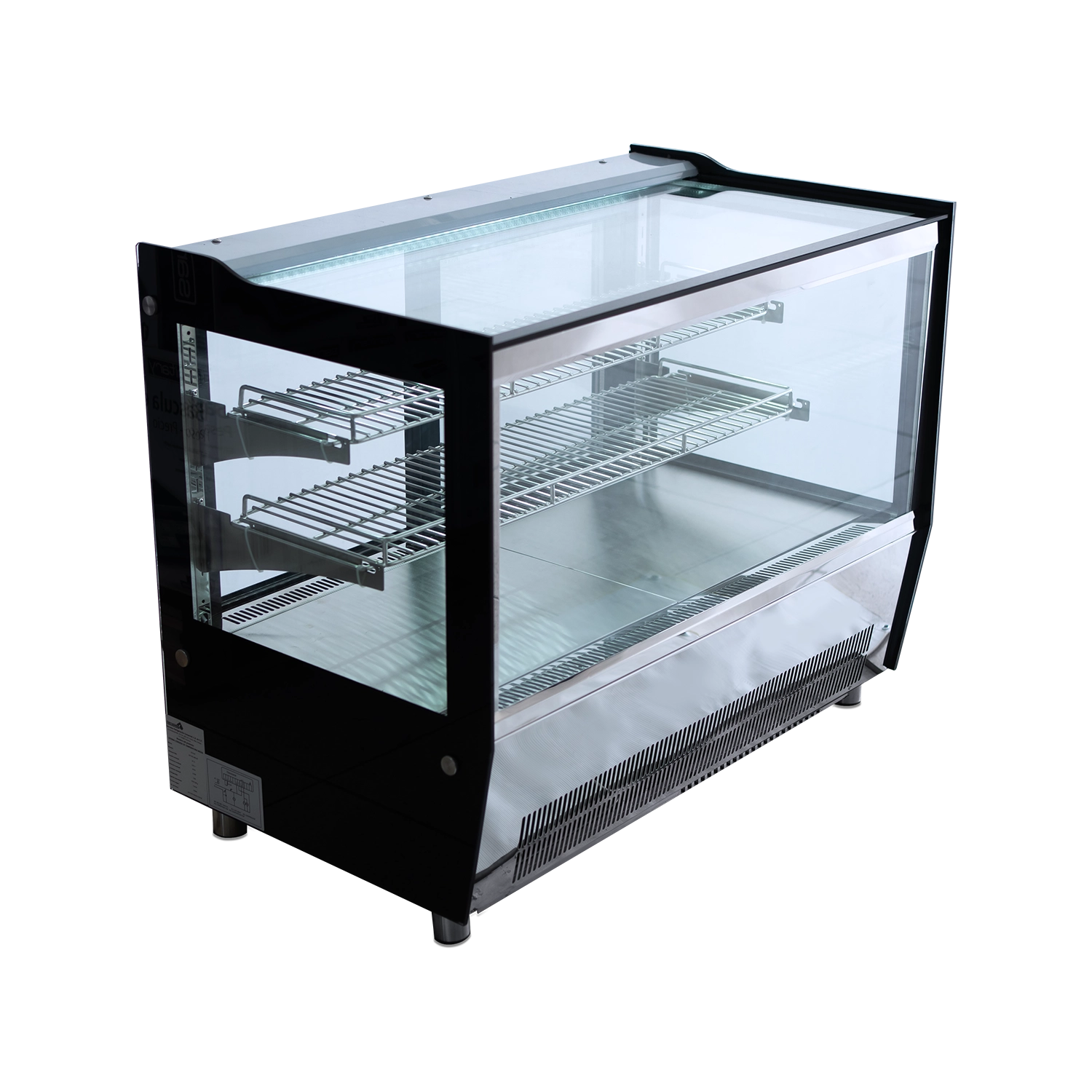 VITRINA DE MOSTRADOR RECTA FULL GLASS GELUM-DELI | GD-VFG-MR-66 |  66cm