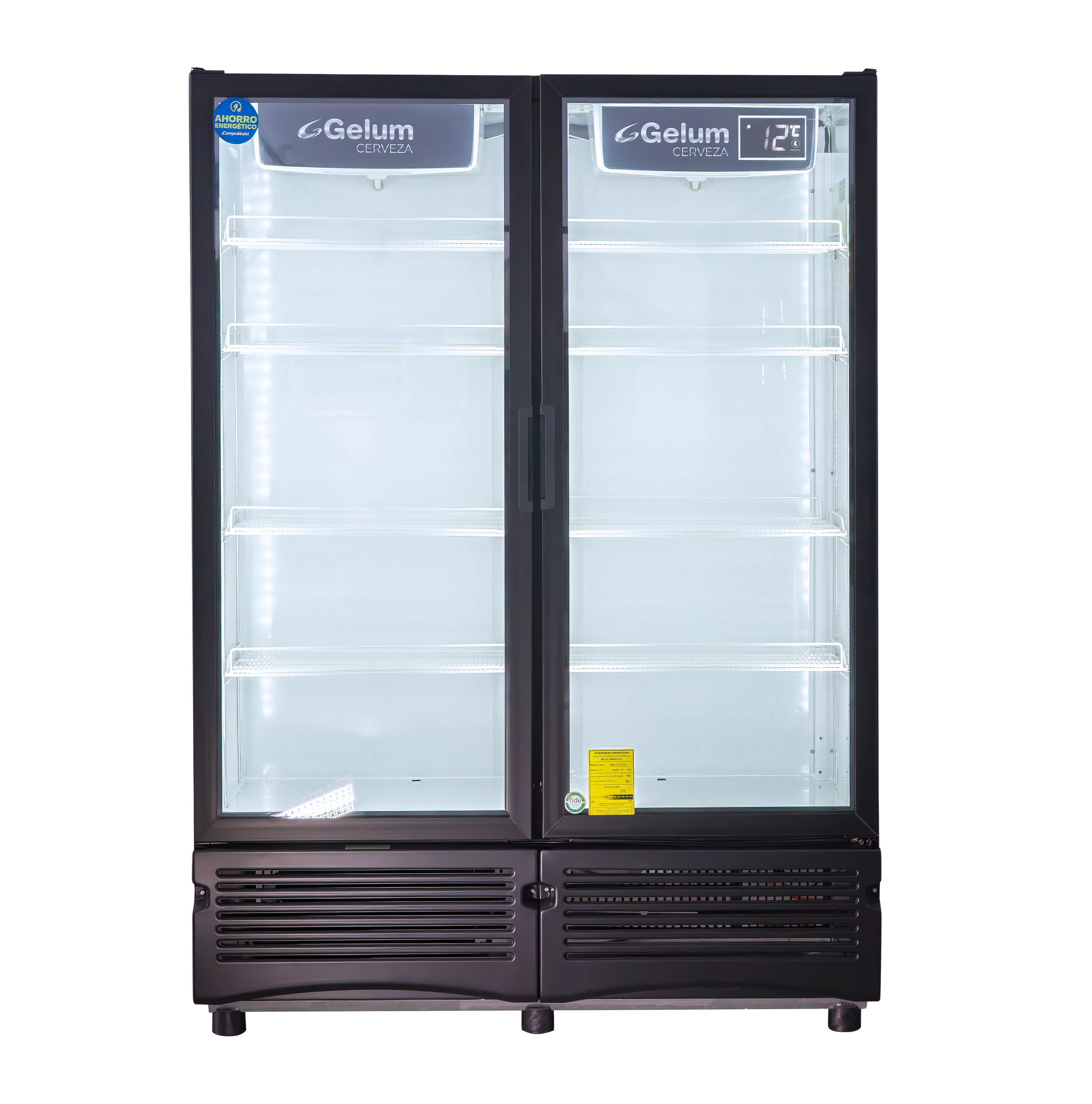 ENFRIADOR VERTICAL CERVECERO 2 PUERTAS GELUM | GC-EVC-42 |  29.3 ft³