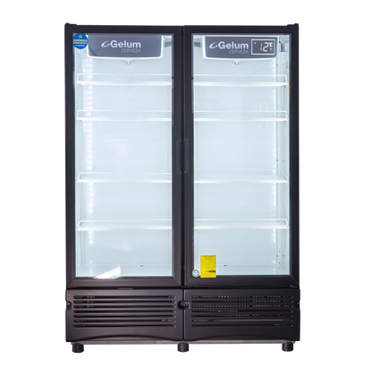 ENFRIADOR VERTICAL CERVECERO 2 PUERTAS GELUM | GC-EVC-42 |  29.3 ft³