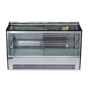 VITRINA DE MOSTRADOR RECTA FULL GLASS GELUM-DELI | GD-VFG-MR-120 |  1.2m