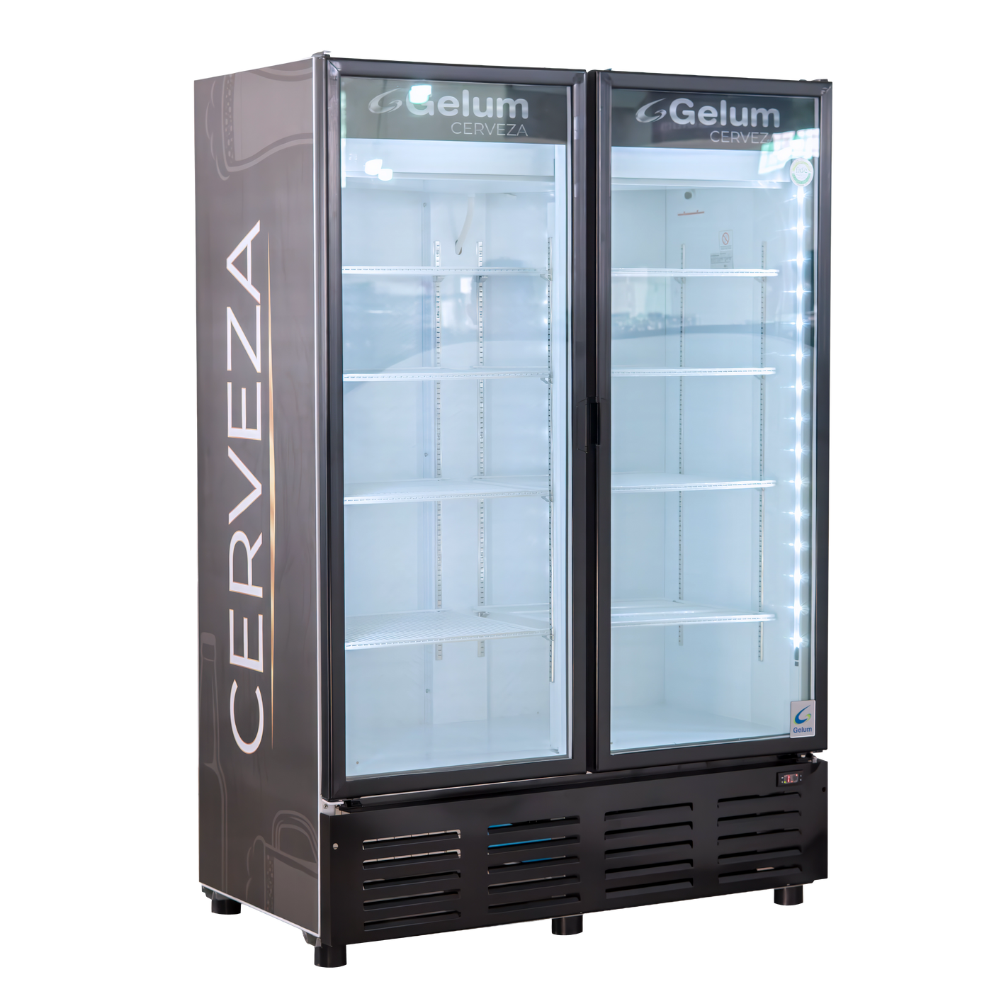 ENFRIADOR VERTICAL CERVECERO 2 PUERTAS GELUM | VN-120-G |  42 ft³