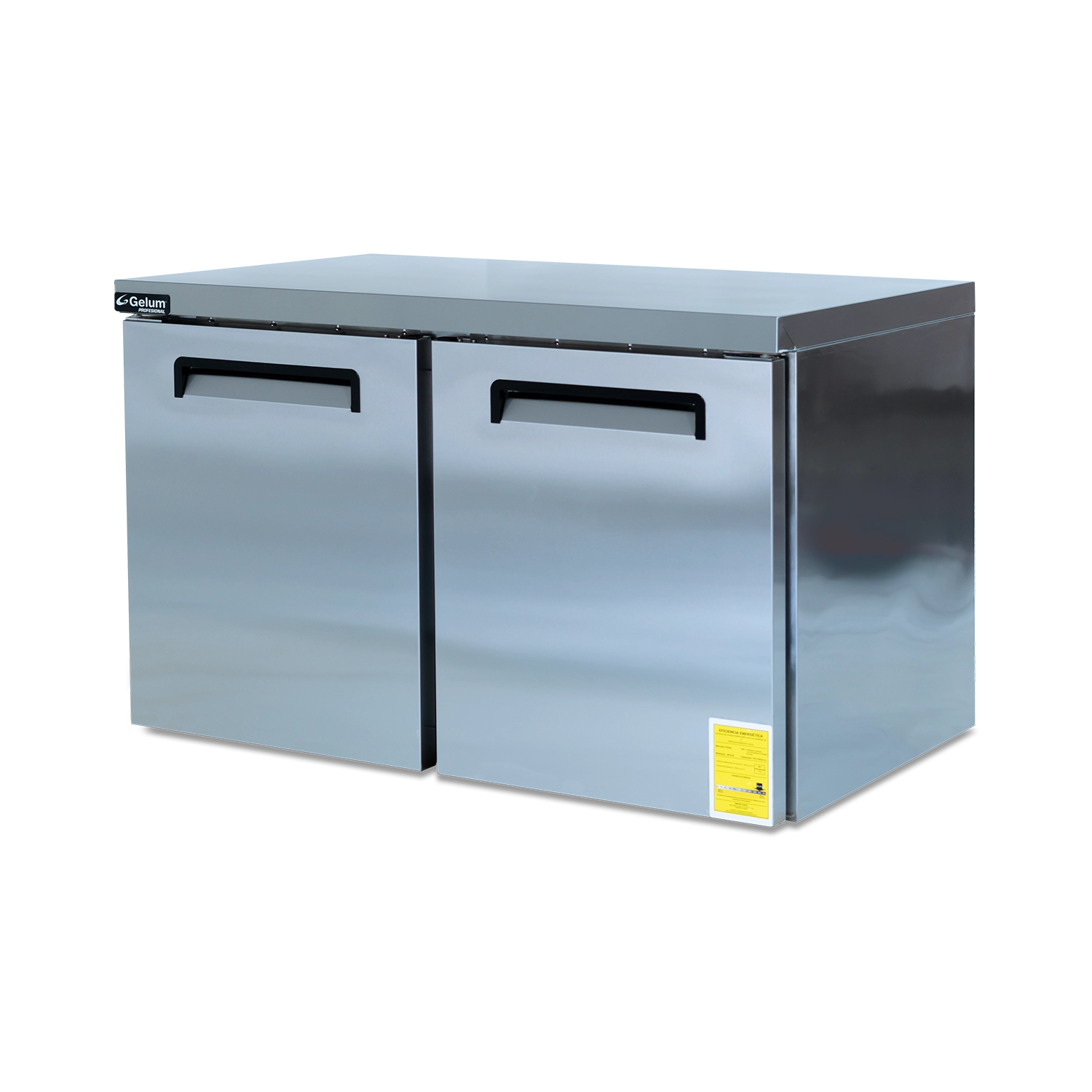 MESA REFRIGERADORA BAJO BARRA | 2 PUERTAS | GELUM-PROFESIONAL | GP-MT-RB-2PS-18 |  17.5 ft³ (495L)