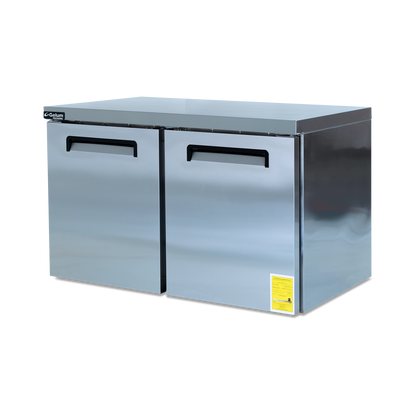 MESA REFRIGERADORA BAJO BARRA | 2 PUERTAS | GELUM-PROFESIONAL | GP-MT-RB-2PS-18 |  17.5 ft³ (495L)