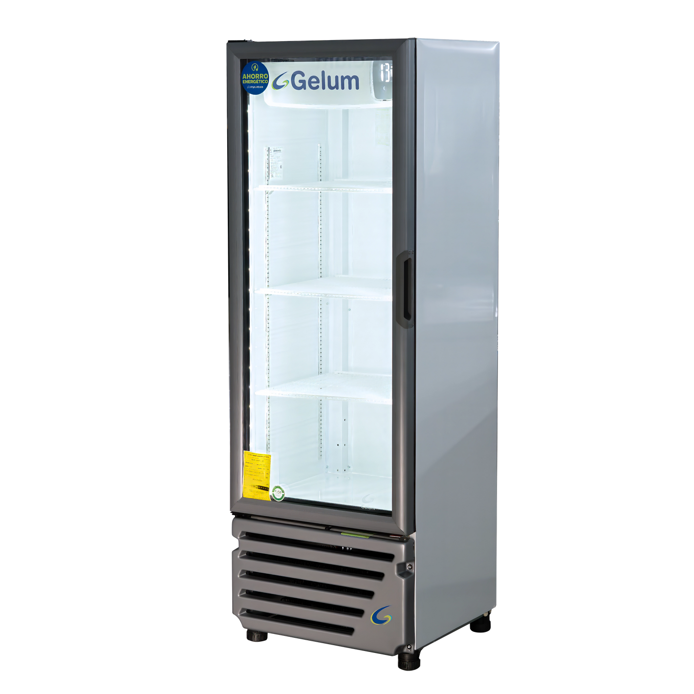 ENFRIADOR VERTICAL 1 PUERTA DE VIDRIO GELUM | VR-12-G |  12 ft³