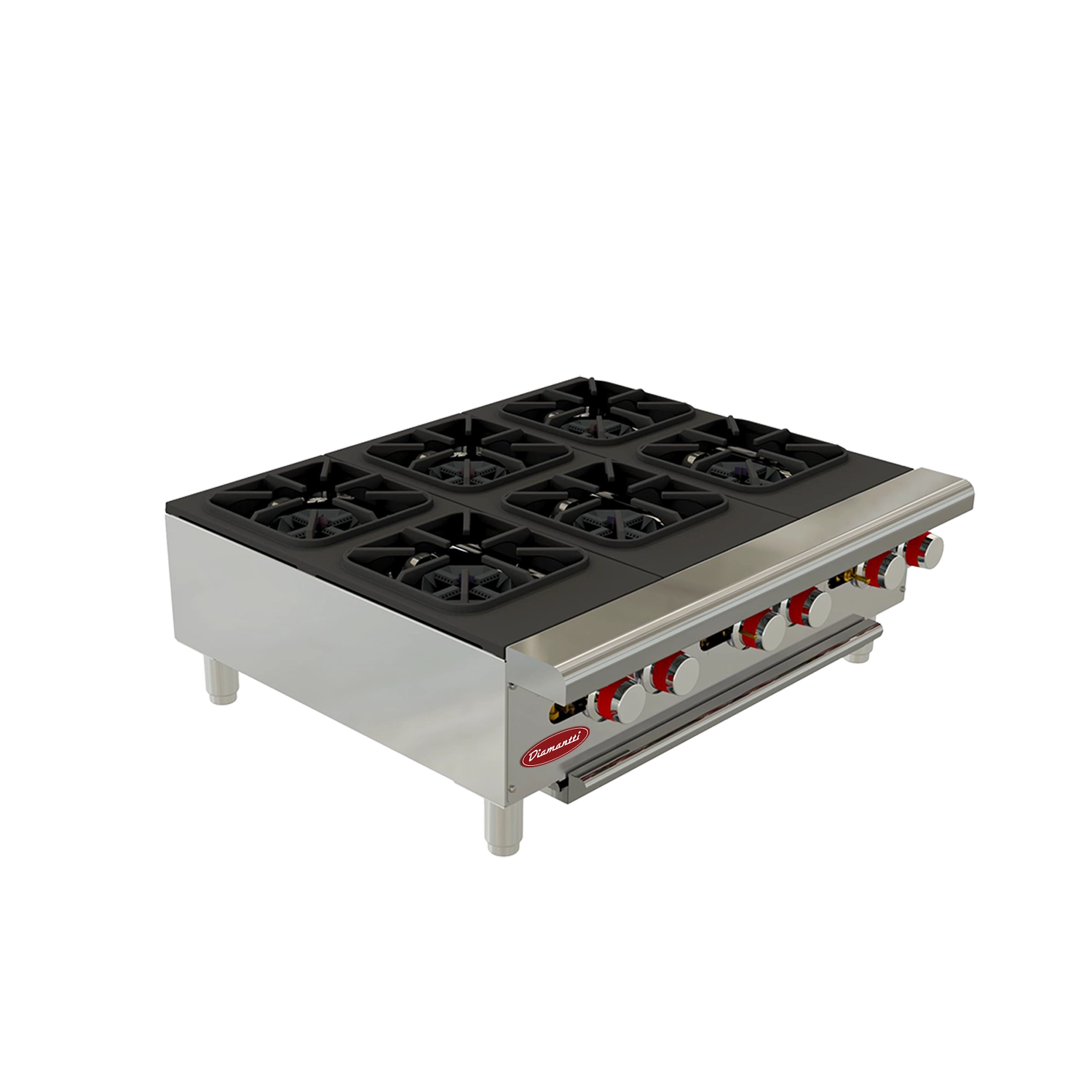 PARRILLA INDUSTRIAL MODULAR DIAMANTTI | DC-PA-6H-AI |  6 Quemadores