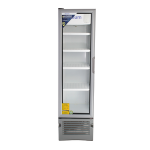 ENFRIADOR VERTICAL DE UNA PUERTA DE VIDRIO GELUM | VR-08-G |  8 ft³