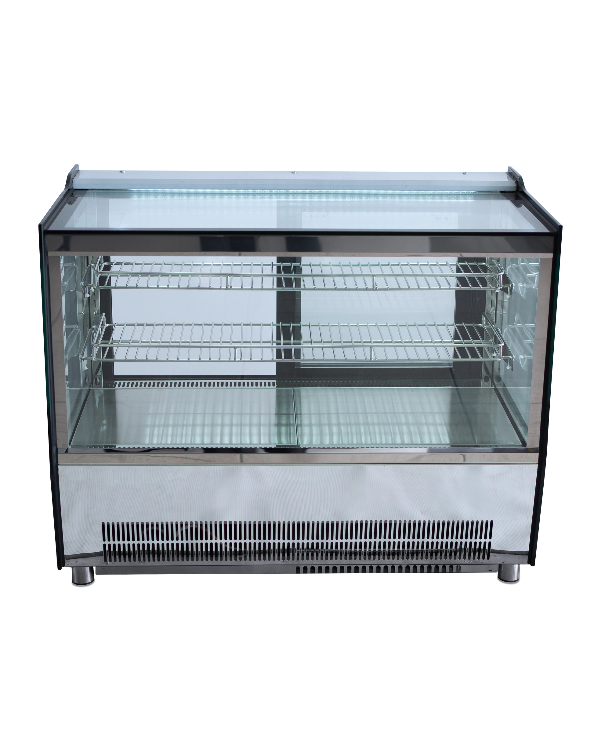VITRINA FULL GLASS SOBREMOSTRADOR RECTA GELUM-DELI | GD-VFG-MR-66 |  66cm