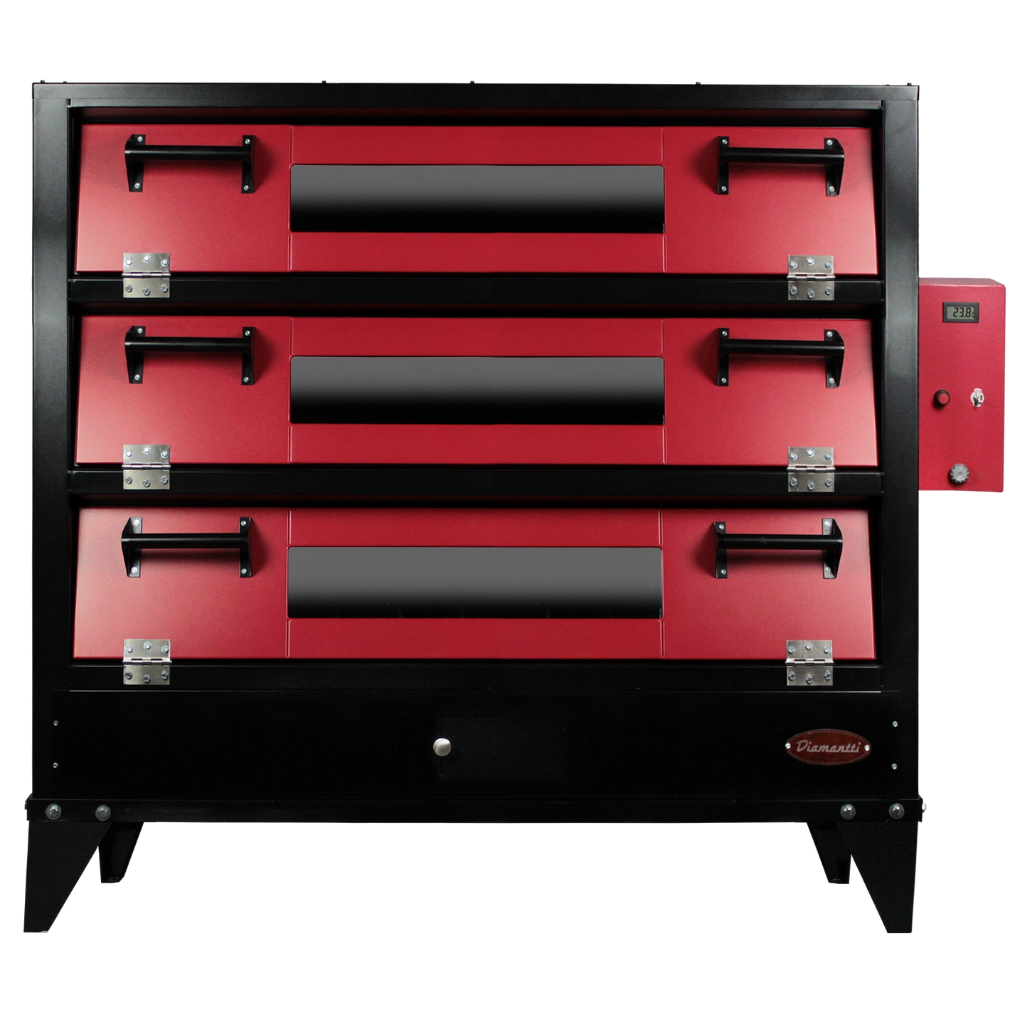 HORNO DE GAVETA CON VENTANA DIAMANTTI | HGD-9V-R |  9 charolas de 45x65 cm