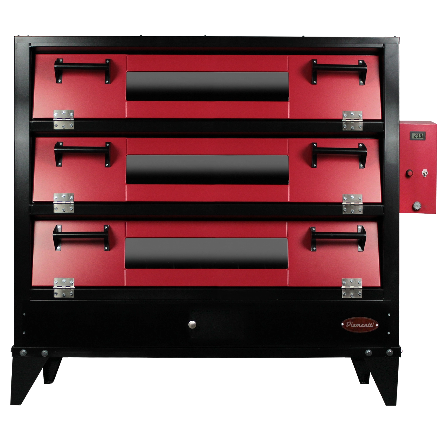 HORNO DE GAVETA CON VENTANA DIAMANTTI | HGD-9V-R |  9 charolas de 45x65 cm