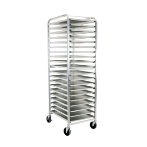 ESPIGUERO / RACK DE ALUMINIO DIAMANTTI | ESP-20 ALU |  20 charolas de 45 x 65