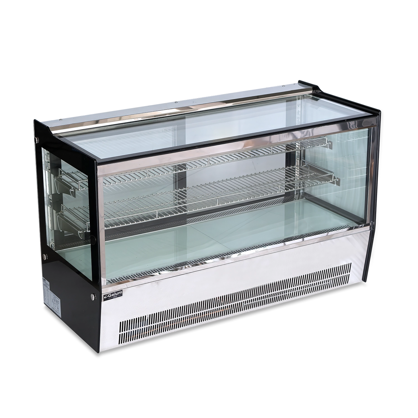 VITRINA DE MOSTRADOR RECTA FULL GLASS GELUM-DELI | GD-VFG-MR-90 |  90cm