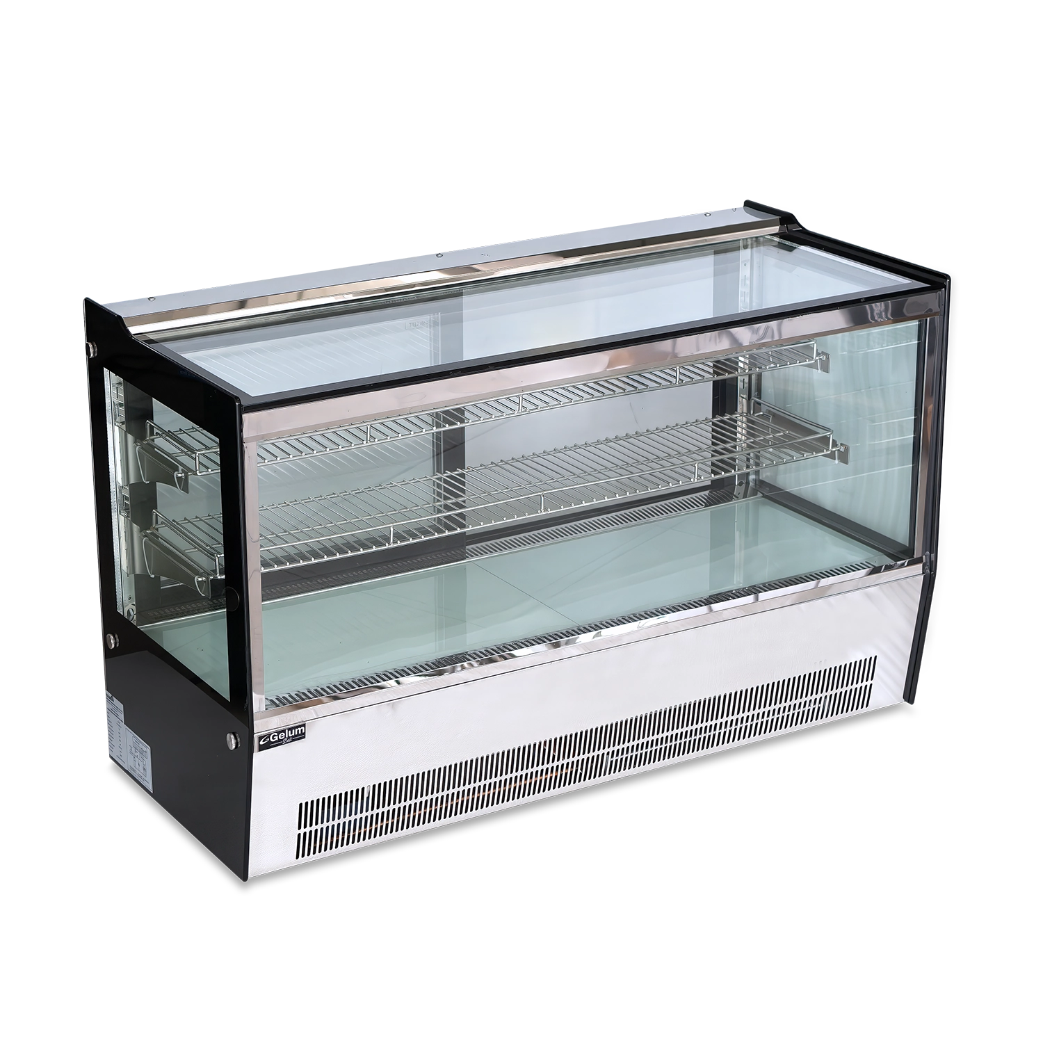 VITRINA DE MOSTRADOR RECTA FULL GLASS GELUM-DELI | GD-VFG-MR-90 |  90cm