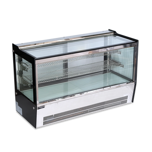 VITRINA DE MOSTRADOR RECTA FULL GLASS GELUM-DELI | GD-VFG-MR-90 |  90cm