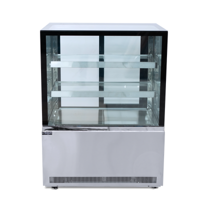 VITRINA FULL GLASS RECTA GELUM-DELI | GD-VFG-PR-90-3 |  90cm