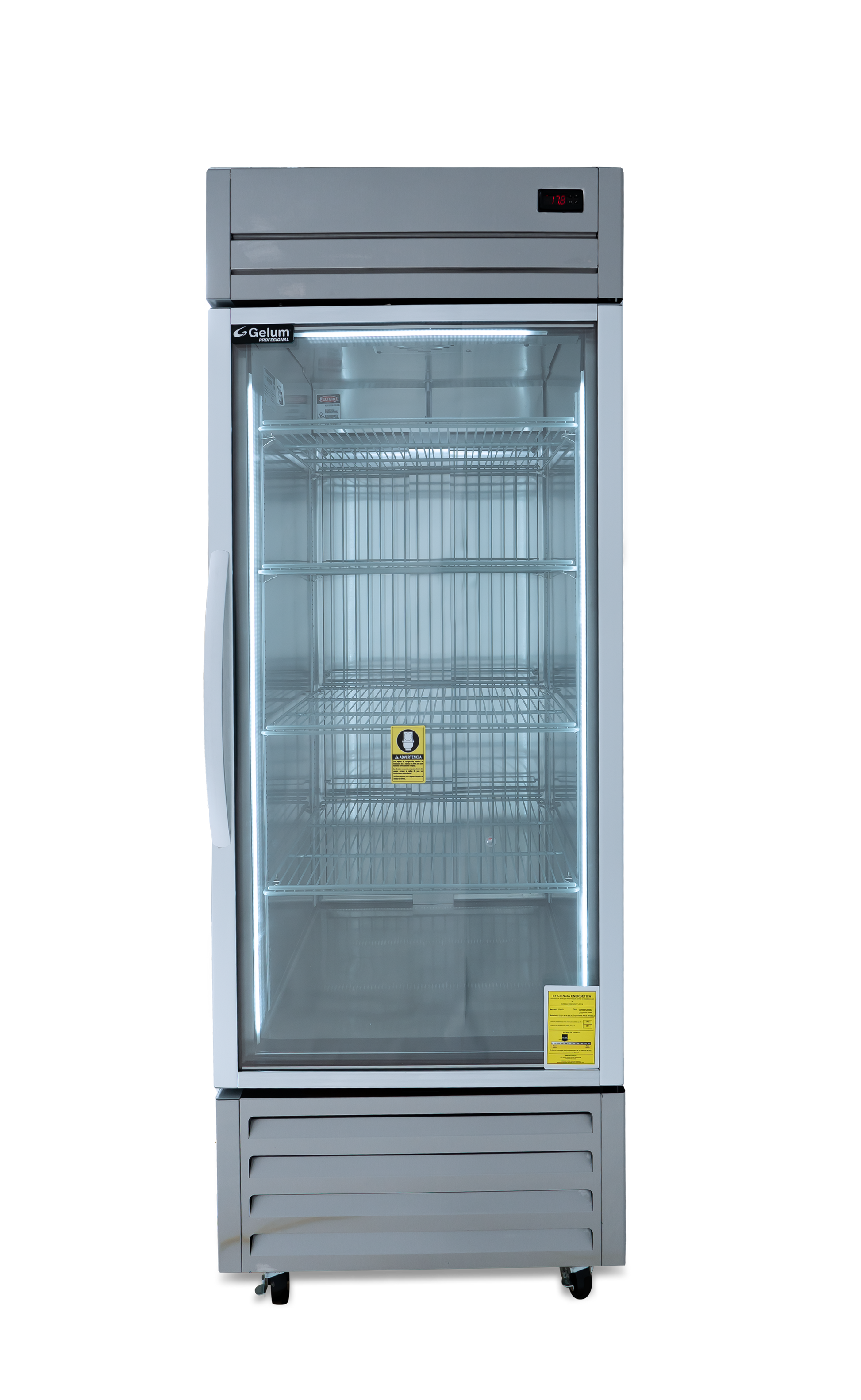 CONGELADOR VERTICAL | 1 PUERTA DE VIDRIO | GELUM-PROFESIONAL | GP-CV-1PV-23 |  24 ft³ (680 L)